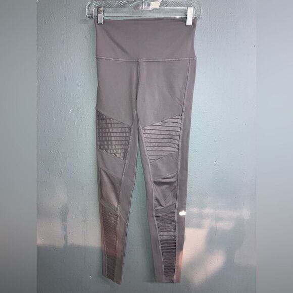 ALO Grayish purple High-Waisted moto Leggings small - Picture 1 of 3